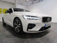 USED 2020 70 VOLVO V60 2.0 T4 R-Design Plus Estate 5dr Petrol Auto Euro 6 (s/s) (190 ps) Sat Nav-1/2 Leather-AppleCar Play / Android Auto-Rear camera-Heated seats & Steering wheel-Paddle shift-18