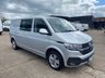 USED 2020 70 VOLKSWAGEN TRANSPORTER 2.0 TDI T32 LWB HIGHLINE 150BHP KOMBI DOUBLE CAB DSG AUTO FWD. AC. SENSORS. FINANCE. PX. 1 OWNER. KOMBI VAN. 5 SEATER. AC. FINANCE. PX.