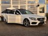USED 2017 17 MERCEDES-BENZ C-CLASS 2.1 C220d AMG Line (Premium) Saloon 4dr Diesel G-Tronic+ Euro 6 (s/s) (170 ps) Finished in POLAR WHITE with contrasting EBONY LEATHER ELECTRIC MEMORY seats. This dynamic looking saloon has some great extras. It is sporty and agile and great fun to drive. Features include, Pan Roof, Sat Nav, Rear view Camera, DAB Radio, B/Tooth, 18" ALLOYS, Electric Heated Memory leather seats, Cruise Control, Front and Rear Park sensors, Electric Rear Boot and much more. Dealer serviced at 5651 miles, 10097 miles, 13982 miles, 16523 miles, 19871 miles, 22357 miles and at 26396 miles.