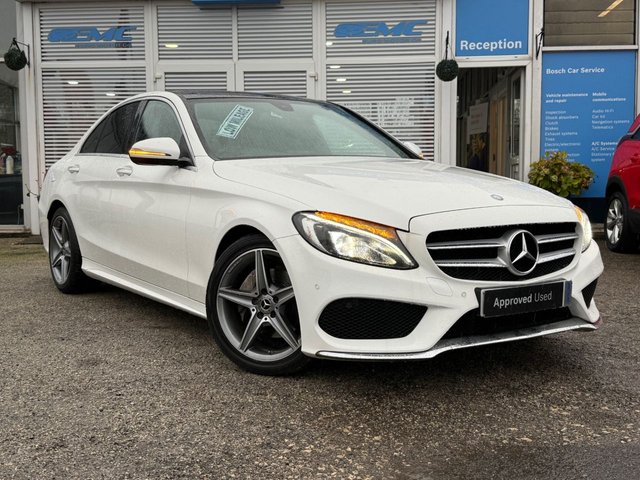 2017 17 Mercedes-Benz C-Class 2.1 C220d AMG Line (Premium) Saloon 4dr Diesel G-Tronic+ Euro 6 (s/s) (170 ps)