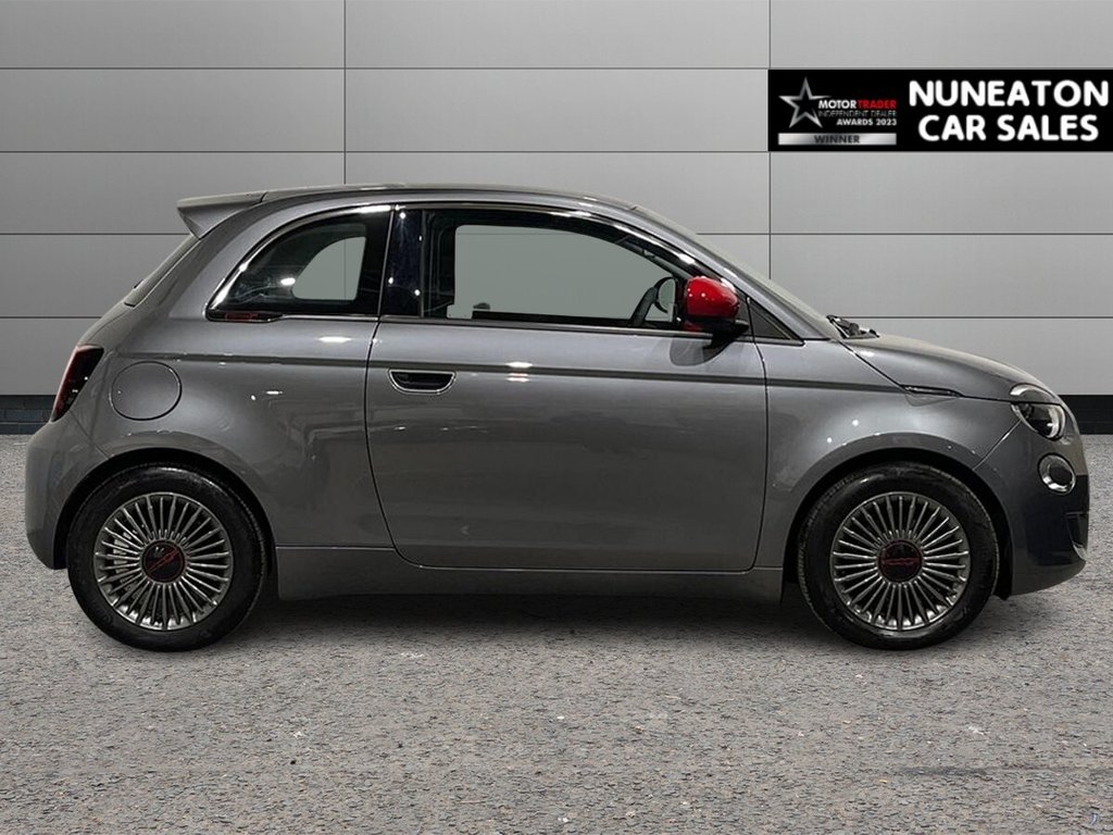 USED 2023 K FIAT 500E 42kWh RED Hatchback 3dr Electric Auto (118 ps) BLUETOOTH