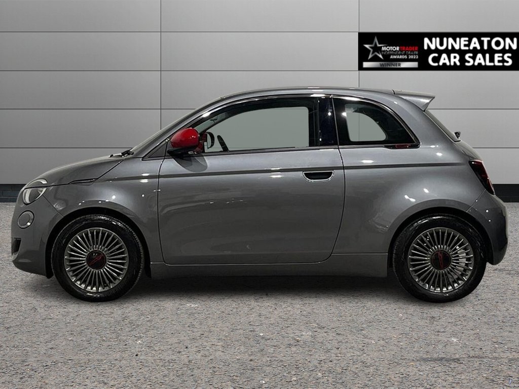 USED 2023 K FIAT 500E 42kWh RED Hatchback 3dr Electric Auto (118 ps) BLUETOOTH