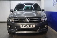USED 2015 15 VOLKSWAGEN TIGUAN 2.0 TDI BlueMotion Tech R-Line SUV 5dr Diesel Manual 4WD Euro 5 (s/s) (Nav) (140 ps) Front And Rear Parking Sensors, Satellite Navigation, DAB Radio