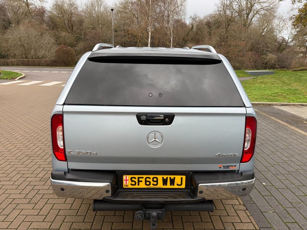 USED 2019 69 MERCEDES-BENZ X-CLASS X350 3.0CDI V6 POWER G-Tronic+ 4MATIC AUTO EU6 D/CAB PICK UP *A/C*S/N*LEATHER*CAMERA*SENSORS*HARD TOP* AUTO-V6 POWER-FULLY LOADED