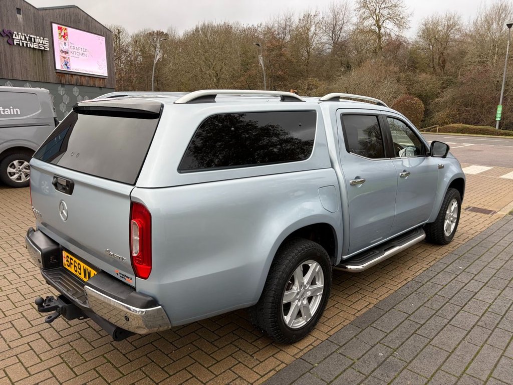 USED 2019 69 MERCEDES-BENZ X-CLASS X350 3.0CDI V6 POWER G-Tronic+ 4MATIC AUTO EU6 D/CAB PICK UP *A/C*S/N*LEATHER*CAMERA*SENSORS*HARD TOP* AUTO-V6 POWER-FULLY LOADED