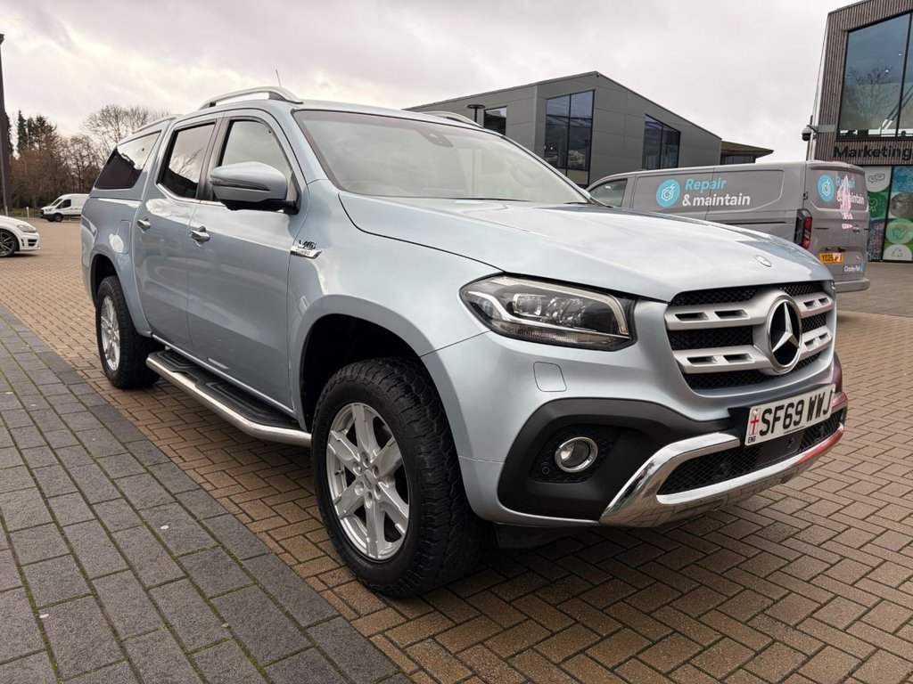 USED 2019 69 MERCEDES-BENZ X-CLASS X350 3.0CDI V6 POWER G-Tronic+ 4MATIC AUTO EU6 D/CAB PICK UP *A/C*S/N*LEATHER*CAMERA*SENSORS*HARD TOP* AUTO-V6 POWER-FULLY LOADED