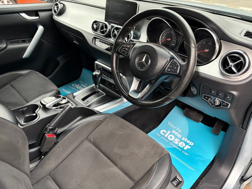 USED 2019 69 MERCEDES-BENZ X-CLASS X350 3.0CDI V6 POWER G-Tronic+ 4MATIC AUTO EU6 D/CAB PICK UP *A/C*S/N*LEATHER*CAMERA*SENSORS*HARD TOP* AUTO-V6 POWER-FULLY LOADED
