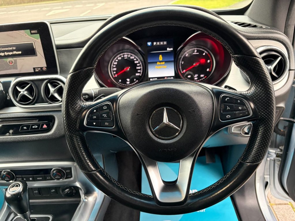 USED 2019 69 MERCEDES-BENZ X-CLASS X350 3.0CDI V6 POWER G-Tronic+ 4MATIC AUTO EU6 D/CAB PICK UP *A/C*S/N*LEATHER*CAMERA*SENSORS*HARD TOP* AUTO-V6 POWER-FULLY LOADED
