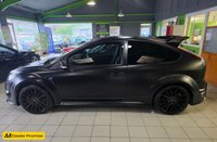 USED 2010 60 FORD FOCUS 2.5 RS500, 22,000 miles, #462/500, 1 owner, full history, ULEZ Euro 5, 6-Speed, Sat Nav, Touchscreen, Alloys, Bluetooth, Immaculate Condition. Approved Cars and Finance are proud to present this stunning and incredibly rare Ford Focus 2.5 RS500 Hatchback, number 462 of only 500 ever produced. Finished in sleek black and showing just 22,000 miles, this collector-grade example offers a powerful 345 bhp Euro 5 ULEZ-compliant petrol engine paired with a precise 6-speed manual gearbox, delivering an exhilarating and engaging driving experience every time you get behind the wheel. With just one owner from new and a full service history, this