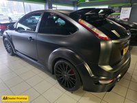 USED 2010 60 FORD FOCUS 2.5 RS500, 22,000 miles, #462/500, 1 owner, full history, ULEZ Euro 5, 6-Speed, Sat Nav, Touchscreen, Alloys, Bluetooth, Immaculate Condition. Approved Cars and Finance are proud to present this stunning and incredibly rare Ford Focus 2.5 RS500 Hatchback, number 462 of only 500 ever produced. Finished in sleek black and showing just 22,000 miles, this collector-grade example offers a powerful 345 bhp Euro 5 ULEZ-compliant petrol engine paired with a precise 6-speed manual gearbox, delivering an exhilarating and engaging driving experience every time you get behind the wheel. With just one owner from new and a full service history, this