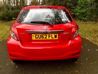 USED 2012 62 TOYOTA YARIS 1.0 VVT-i TR Hatchback 5dr Petrol Manual Euro 5 (69 ps) 1 LADY OWNER FROM NEW WITH FULL TOYOTA SERVICE HISTORY//REAR PARKING CAMERA//35 POUND ROAD TAX A YEAR//GROUP 4 INSURANCE//BLUETOOTH //REMOTE LOCKING X2 KEYS//FULL TOYOTA/SPECIALIST SERVICE HISTORY//x7 AIRBAGS-DRIVERS KNEE AIRBAG  (69 ps) 1 LADY OWNER FROM NEW WITH FULL TOYOTA SERVICE HISTORY//REAR PARKING CAMERA//35 POUND ROAD TAX A YEAR//GROUP 4 INSURANCE//BLUETOOTH //REMOTE LOCKING X2 KEYS//FULL TOYOTA/SPECIALIST SERVICE HISTORY//x7 AIRBAGS-DRIVERS KNEE AIRBAG