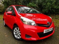 USED 2012 62 TOYOTA YARIS 1.0 VVT-i TR Hatchback 5dr Petrol Manual Euro 5 (69 ps) 1 LADY OWNER FROM NEW WITH FULL TOYOTA SERVICE HISTORY//REAR PARKING CAMERA//35 POUND ROAD TAX A YEAR//GROUP 4 INSURANCE//BLUETOOTH //REMOTE LOCKING X2 KEYS//FULL TOYOTA/SPECIALIST SERVICE HISTORY//x7 AIRBAGS-DRIVERS KNEE AIRBAG  (69 ps) 1 LADY OWNER FROM NEW WITH FULL TOYOTA SERVICE HISTORY//REAR PARKING CAMERA//35 POUND ROAD TAX A YEAR//GROUP 4 INSURANCE//BLUETOOTH //REMOTE LOCKING X2 KEYS//FULL TOYOTA/SPECIALIST SERVICE HISTORY//x7 AIRBAGS-DRIVERS KNEE AIRBAG