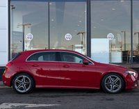 USED 2019 19 MERCEDES-BENZ A-CLASS 2.0 A220 AMG Line (Executive) Hatchback 5dr Petrol 7G-DCT Euro 6 (s/s) (190 ps) HALF LEATER TRIM +  SAT NAV + DAB +  FRONT AND REAR PARKING SENSORS +  KEYLESS-GO +  Steering Wheel - 3-Spoke Multi-Function with Galvanised Gearshift Paddles +  AUTO START/STOP +  18 INCH ALLOYS AMG 5 TWIN SPOKE DESIGN