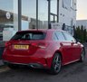 USED 2019 19 MERCEDES-BENZ A-CLASS 2.0 A220 AMG Line (Executive) Hatchback 5dr Petrol 7G-DCT Euro 6 (s/s) (190 ps) HALF LEATER TRIM +  SAT NAV + DAB +  FRONT AND REAR PARKING SENSORS +  KEYLESS-GO +  Steering Wheel - 3-Spoke Multi-Function with Galvanised Gearshift Paddles +  AUTO START/STOP +  18 INCH ALLOYS AMG 5 TWIN SPOKE DESIGN