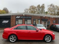 USED 2017 17 AUDI A4 2.0 TFSI S line Saloon 4dr Petrol S Tronic quattro Euro 6 (s/s) (252 ps) 