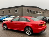 USED 2017 17 AUDI A4 2.0 TFSI S line Saloon 4dr Petrol S Tronic quattro Euro 6 (s/s) (252 ps) 
