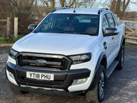 USED 2018 18 FORD RANGER 3.2 TDCi Wildtrak Pickup Double Cab 4dr Diesel Auto 4WD Euro 5 (200 ps) 12981+VAT