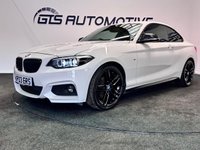 USED 2017 67 BMW 2 SERIES COUPE 218i M-SPORT 135 BHP + SAT NAV + M PERFORMANCE PACK SIX MONTH WARRANTY NOV 2026 MOT