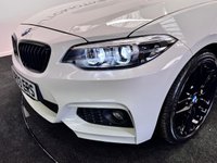 USED 2017 67 BMW 2 SERIES COUPE 218i M-SPORT 135 BHP + SAT NAV + M PERFORMANCE PACK SIX MONTH WARRANTY NOV 2026 MOT