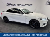 USED 2017 67 BMW 2 SERIES COUPE 218i M-SPORT 135 BHP + SAT NAV + M PERFORMANCE PACK SIX MONTH WARRANTY NOV 2026 MOT