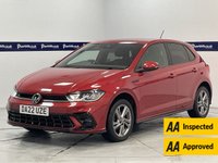 USED 2022 22 VOLKSWAGEN POLO 1.0 TSI R-Line Hatchback 5dr Petrol Manual Euro 6 (s/s) (95 ps) - AA INSPECTED (ONE OWNER -  DEALER HISTORY)