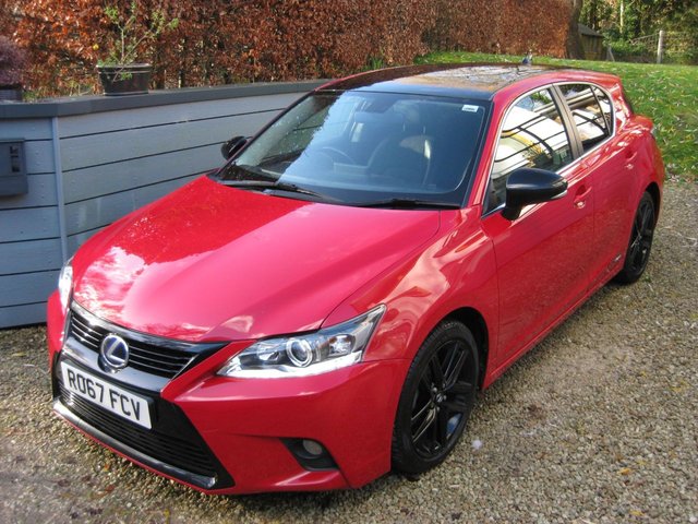 2017 67 Lexus Ct 1.8 200h Sport Hatchback 5dr Petrol Hybrid CVT Euro 6 (s/s) (136 ps)
