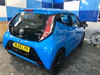 USED 2015 65 TOYOTA AYGO 1.0 VVT-i x-cite Hatchback 5dr Petrol Manual Euro 6 (68 ps) A nice clean example of this very highly sought after small family 5 door hatchback finished in lovely Blue complimented with 15" Black alloys  .this car comes  with 9 service stamps . This vehicle makes an ideal first car with low insurance group 7 ,road tax is only &pound;20 a year in conjunction with a combined economy of 68.9 mpg definitely one to consider and well worth a viewing .It comes equipped with Dab stereo with usb/aux input ,cruise control , front and rear fog lights, onboard computer ,s