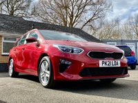 USED 2021 21 KIA CEED 1.0 T-GDi ECO 2 Sportswagon 5dr Petrol Manual Euro 6 (s/s) (118 bhp) Large Sportswagon Boot with Split Folding Rear Seats, Apple CarPlay & Android Auto, Bluetooth Hands-Free & Media Streaming, Rear Parking Sensors.
