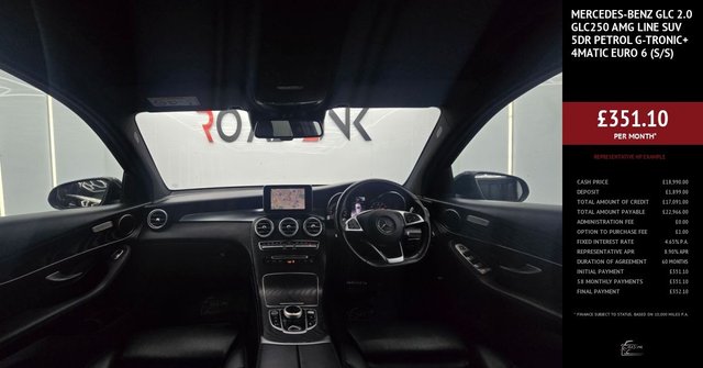 2018 MERCEDES-BENZ GLC 2.0 GLC250 AMG Line SUV 5dr Petrol G-Tronic+ 4MATIC Euro 6 (s/s) (211 ps) - Photo 3