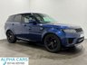 USED 2018 18 LAND ROVER RANGE ROVER SPORT 3.0 SD V6 HSE SUV 5dr Diesel Auto 4WD Euro 6 (s/s) (306 ps) Striking SVO Palette Premium Blue &pound;6120 Option, Extremley well cared for and maintained serviced at 11299 Miles,17684 Miles, 32962 Miles, 45271 Miles, 53983 Miles, 59956 Miles, 66033 Miles