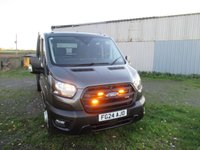 USED 2024 24 FORD TRANSIT 2.0 350 EcoBlue Leader Double Cab Tipper 4dr RWD L3 (170 ps) 7 GTW  NO VAT Air Con, 170 RWD 7T GTW, Tow Axle