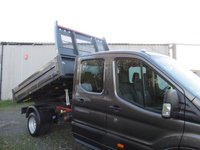 USED 2024 24 FORD TRANSIT 2.0 350 EcoBlue Leader Double Cab Tipper 4dr RWD L3 (170 ps) 7 GTW  NO VAT Air Con, 170 RWD 7T GTW, Tow Axle