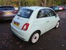 USED 2016 66 FIAT 500 1.2 Lounge Hatchback 3dr Petrol Manual Euro 6 (s/s) (69 bhp) Only &pound;20 per year road tax and well maintained with 5 x service records including a new cambelt & waterpump in 2023. Fresh detailed inspection and new service by us. Two Previous Owners. MOT until October 2026. Cheap to insure being only group 8!