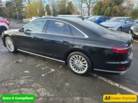 USED 2021 21 AUDI A8 3.0 TDI V6 S line, 50,400 miles, ULEZ Euro 6, Automatic, Leather, Virtual Cockpit, Sat Nav, Rear Camera, 19' Alloys, Full Service History & much more The Audi A8 TDI V6 S line is a 2021 model, boasting a powerful 3.0L Diesel Engine and Four Wheel Drive drivetrain, making it a capable and confident performer on the road. This S line variant is equipped with a range of premium features, including the Audi Phone Box with Wireless Charging, allowing you to keep your devices powered up on the go. The Advanced Key system provides the convenience of keyless entry, while the Comfort Contour Seats, complete with memory function, ensure a tailored driv