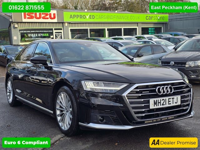 View our Audi A8 3.0 TDI V6 S line, 50,400 miles, ULEZ Euro 6, Automatic, Leather, Virtual Cockpit, Sat Nav, Rear Camera, 19' Alloys, Full Service History & much more