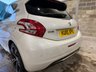 USED 2015 15 PEUGEOT 208 1.6 THP GTi Hatchback 3dr Petrol Manual Euro 5 (200 ps) PAN ROOF-HTD SEATS-PEARL WHITE