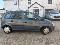 USED 2006 06 VAUXHALL MERIVA 1.4i 16v Life MPV 5dr Petrol Manual (154 g/km, 89 bhp) LOVELY LOW MILES
