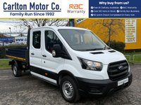 USED 2021 71 FORD TRANSIT 2.0 350 EcoBlue Leader Tipper Double Cab 4dr Diesel Manual FWD L3 Euro 6 (s/s) (3-Way, 1-Stop) (130 ps) Direct from the lease company