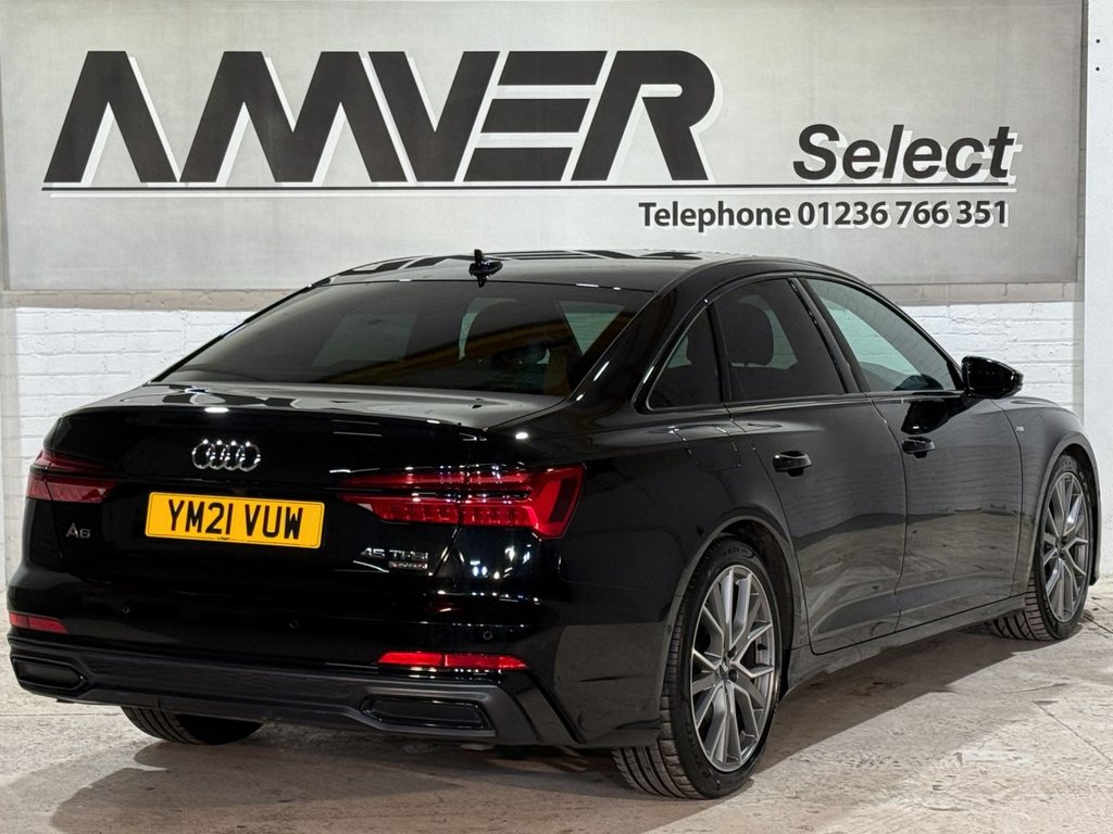 USED 2021 21 AUDI A6 SALOON 2.0 TFSI 45 Black Edition Saloon 4dr Petrol S Tronic quattro Euro 6 (s/s) (245 ps) 