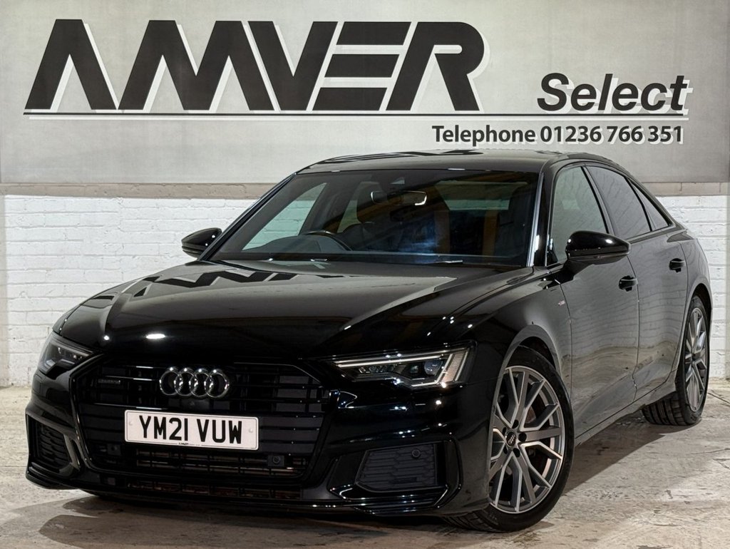 USED 2021 21 AUDI A6 SALOON 2.0 TFSI 45 Black Edition Saloon 4dr Petrol S Tronic quattro Euro 6 (s/s) (245 ps) 