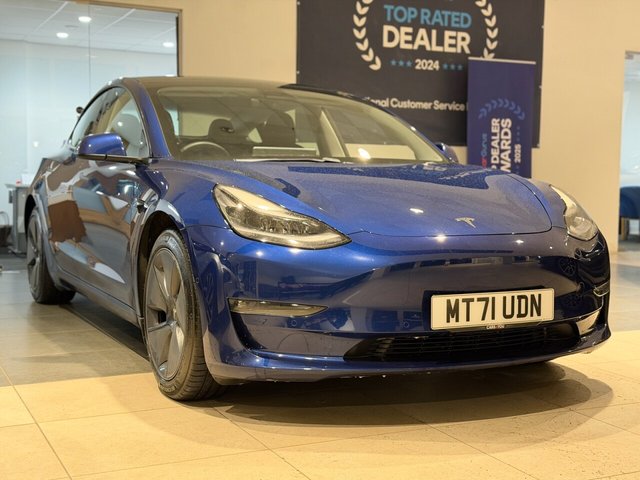 View our Tesla Model 3 (Dual Motor) Long Range Saloon 4dr Electric Auto 4WDE (346 ps)
