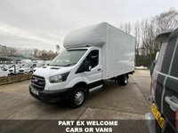 USED 2021 71 FORD TRANSIT 2.0 350 ECOBLUE LEADER 1 OWNER LUTON LOW MILES & TAIL LIFT  1 OWNER LOW MILES L4 LUTON WITH TAIL LIFT