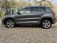 USED 2015 15 VOLKSWAGEN TIGUAN 2.0 TSI R-Line SUV 5dr Petrol Manual 4WD Euro 5 (Nav) (210 ps) SATNAV 2 KEYS SERVICE HISTORY