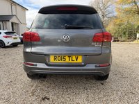 USED 2015 15 VOLKSWAGEN TIGUAN 2.0 TSI R-Line SUV 5dr Petrol Manual 4WD Euro 5 (Nav) (210 ps) SATNAV 2 KEYS SERVICE HISTORY