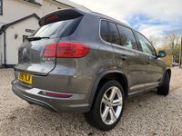 USED 2015 15 VOLKSWAGEN TIGUAN 2.0 TSI R-Line SUV 5dr Petrol Manual 4WD Euro 5 (Nav) (210 ps) SATNAV 2 KEYS SERVICE HISTORY