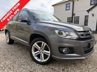 USED 2015 15 VOLKSWAGEN TIGUAN 2.0 TSI R-Line SUV 5dr Petrol Manual 4WD Euro 5 (Nav) (210 ps) SATNAV 2 KEYS SERVICE HISTORY