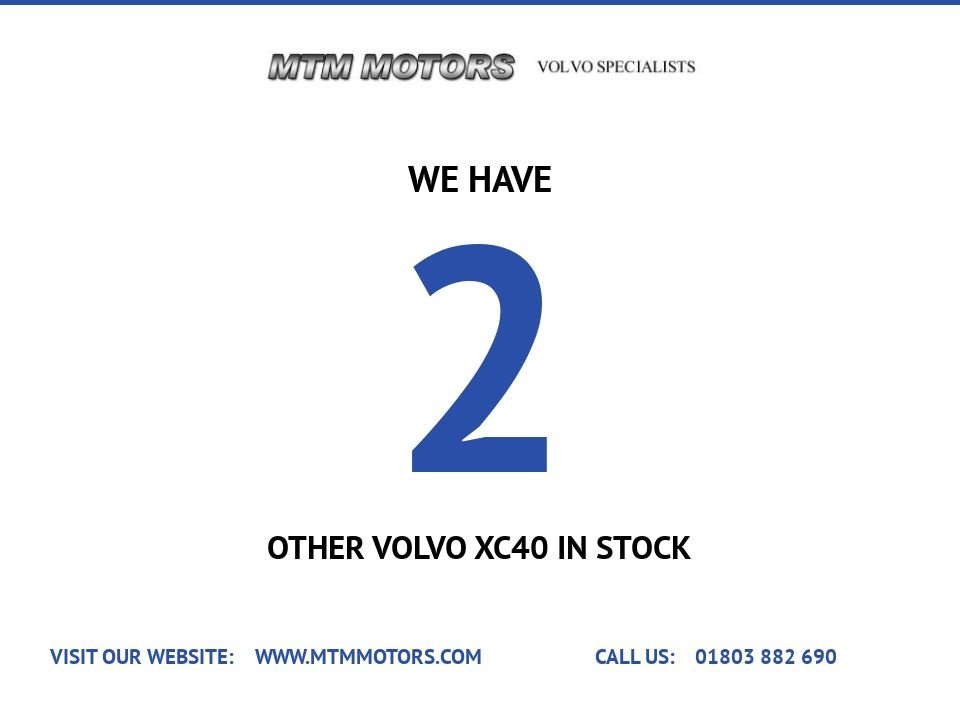 USED 2018 18 VOLVO XC40 2.0 D4 First Edition SUV 5dr Diesel Auto AWD Euro 6 (s/s) (190 ps) 1 OWNER FULL SERVICE HISTORY