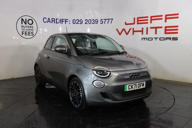 2021 500e 42kwh la prima 3dr auto (pan roof, full leather) 2021 21,147 grey automatic 0 l electric capacity: 42.0 kwh... photo