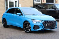 USED 2020 70 AUDI A3 1.5 TFSI 35 S LINE SPORTBACK COMFORT&SOUND PCK TURBO BLUE CAMERA