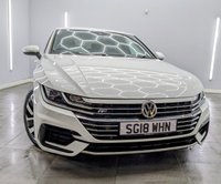 USED 2018 18 VOLKSWAGEN ARTEON 2.0 TDI R-Line Fastback 5dr Diesel DSG Euro 6 (s/s) (190 ps) 19'' ALLOY WHEELS , FRONT AND REAR PARKING SENSORS, DIGITAL COCKPIT , SAT NAV , CRUISE CONTROL , HEATED LEATHER SEATS , APPLE CARPLAY , ANDROID AUTO CONNECTIVITY